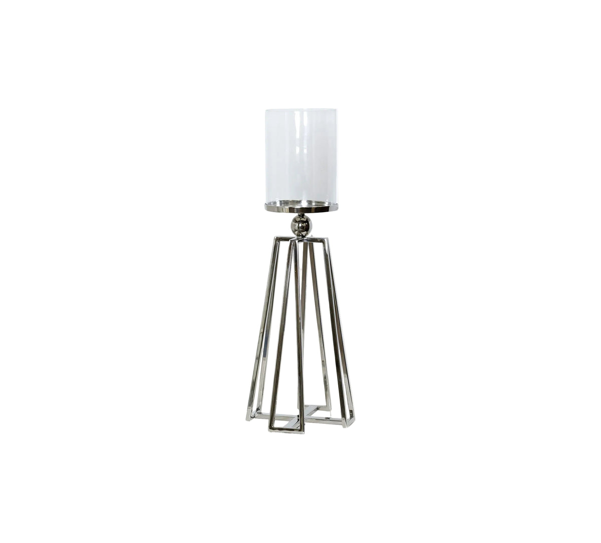 Candelabro mediano de plata
