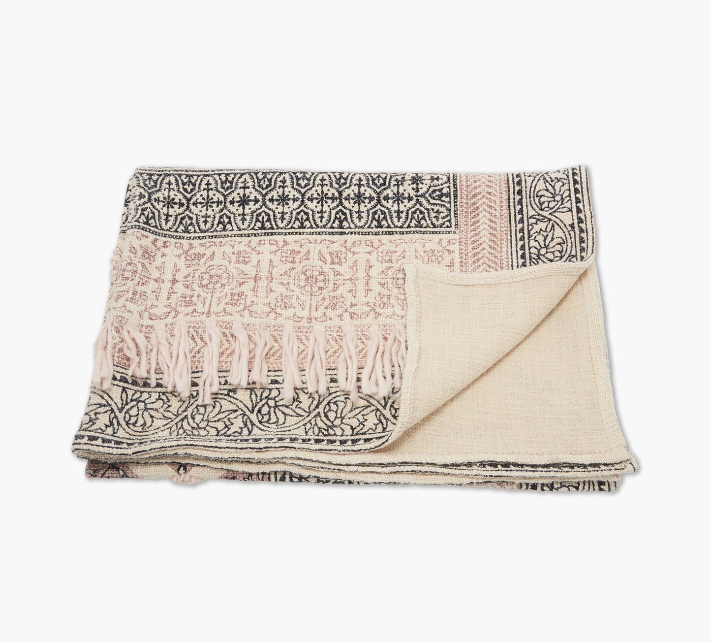 Printed Cotton Throw 50 x 60