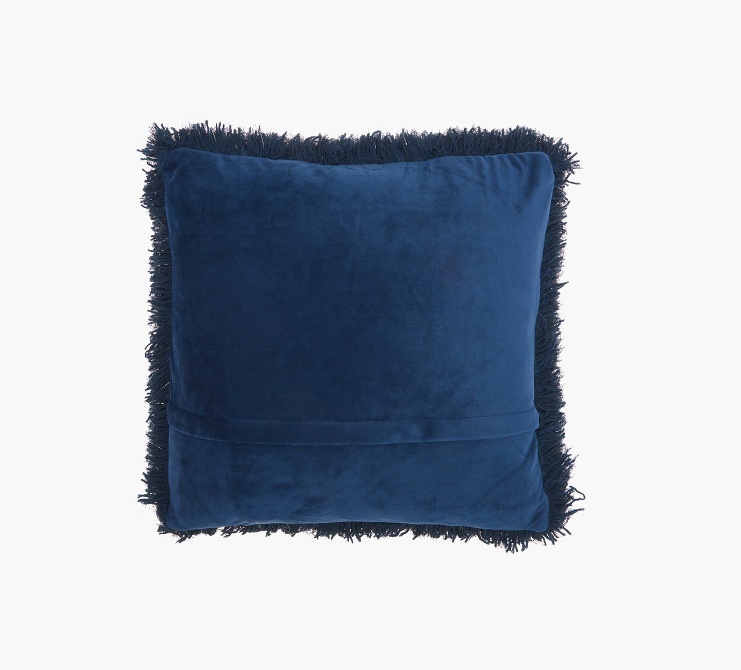 Navy Shimmer Shag Accent Pillow 20 x 20