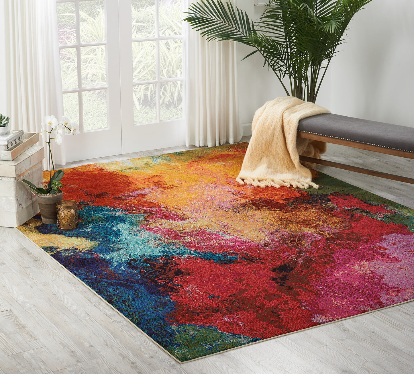 Abstract Palt 5 x 8 Rug