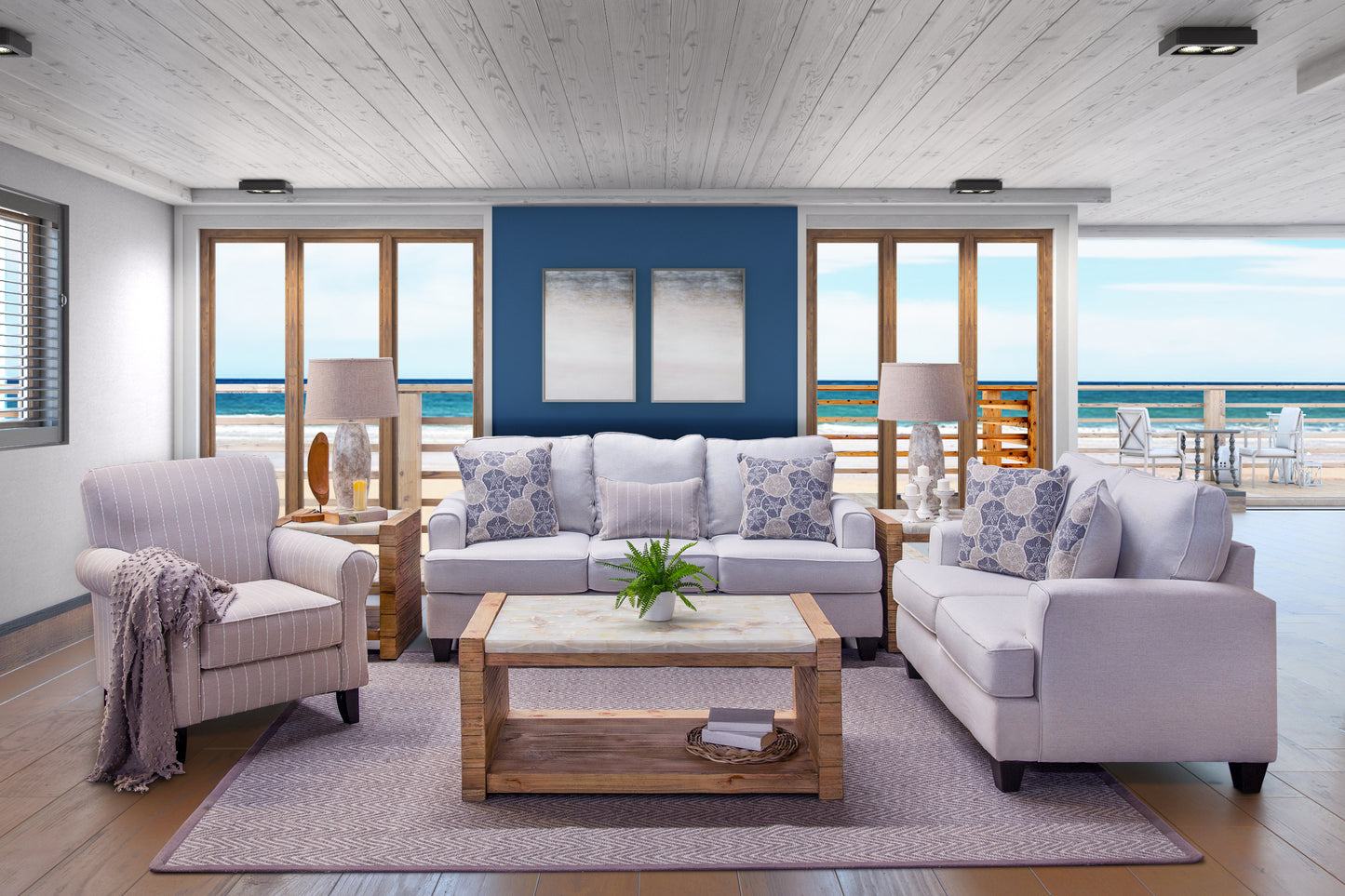 Beachcomber 3 Piece Living Room