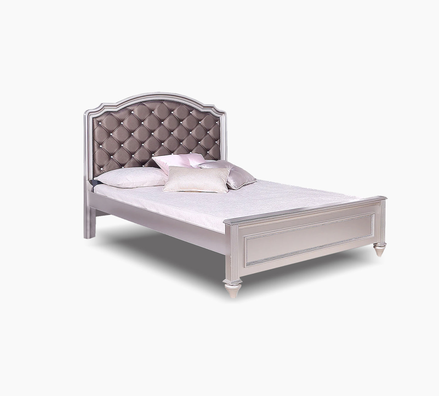 Chantilly Platinum Full Upholstered Bed