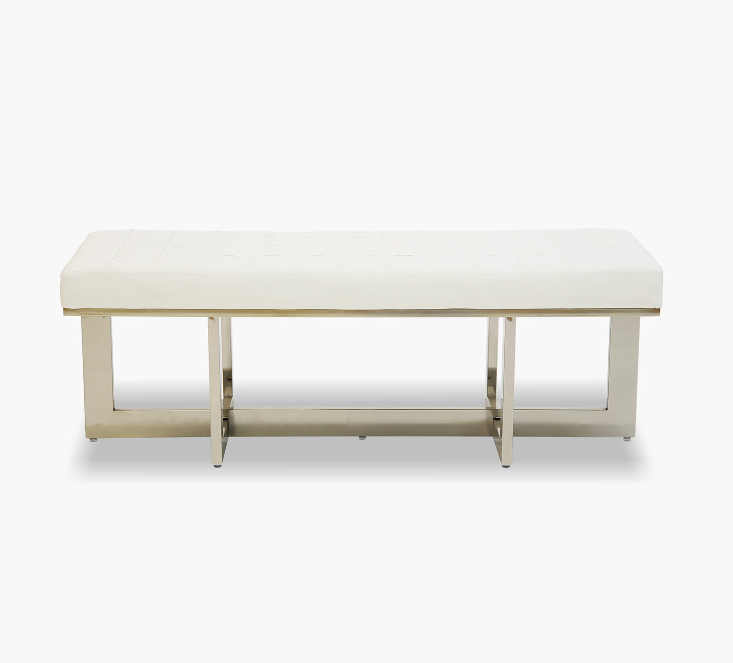 Dante White Bed Bench