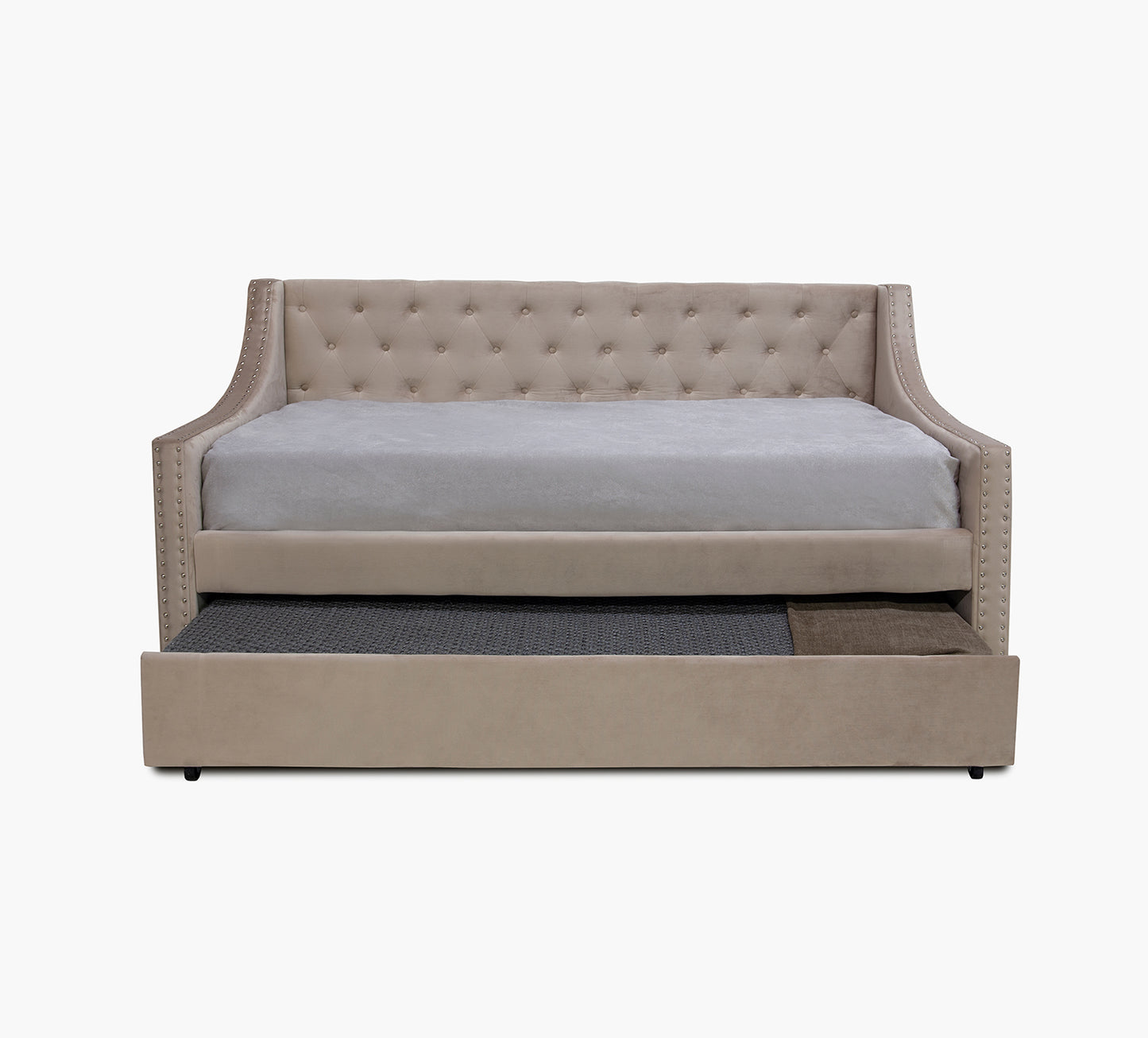 Gulf Breeze Champagne Twin Upholstered Daybed