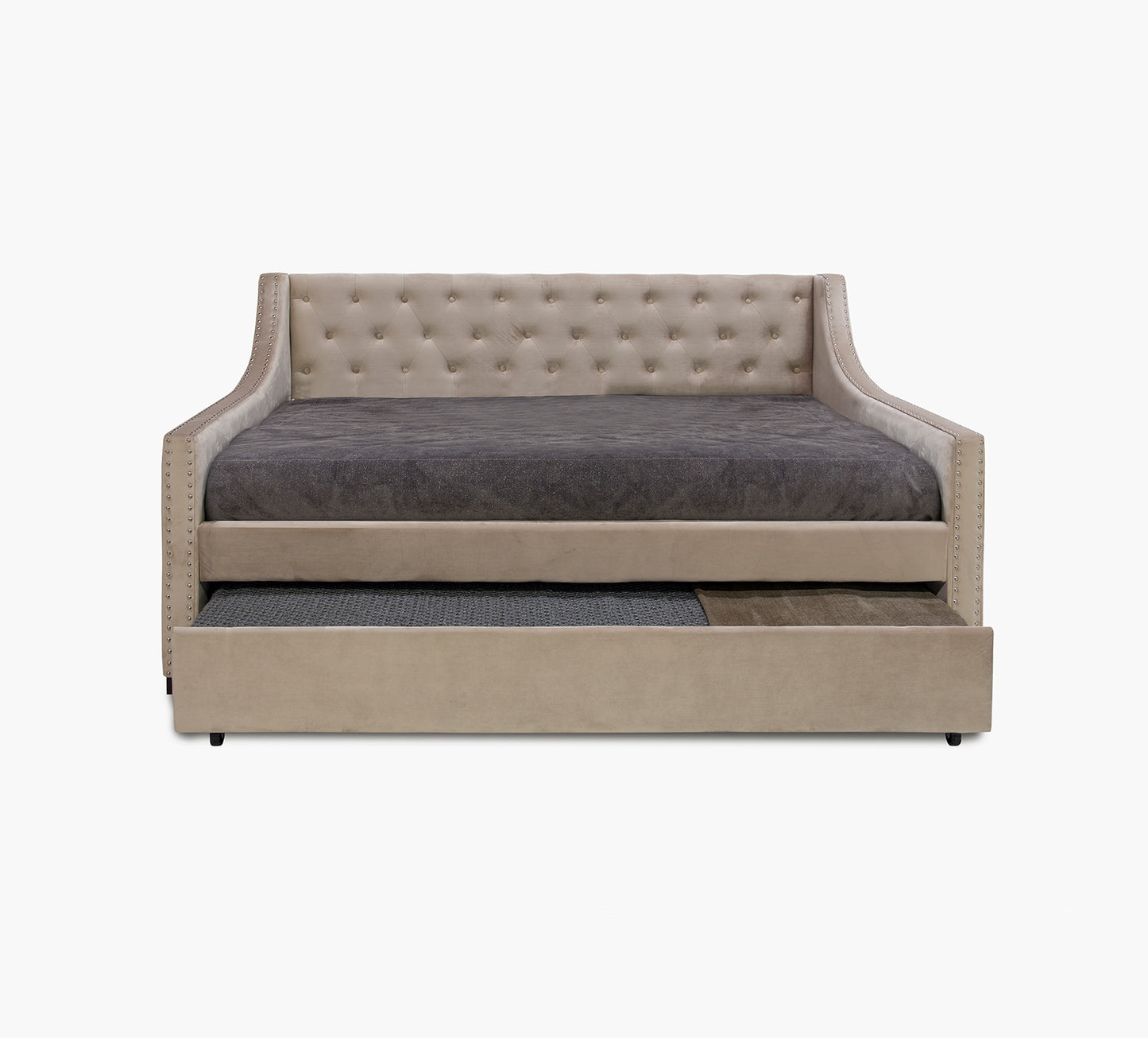 Gulf Breeze Champagne Full Upholstered Daybed