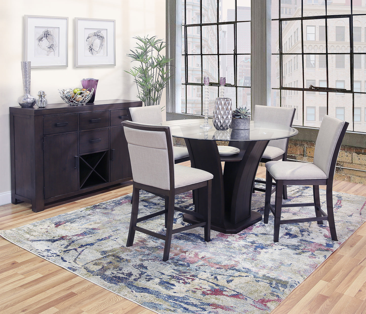 Haidee Pub 5 Piece Counter Height Set