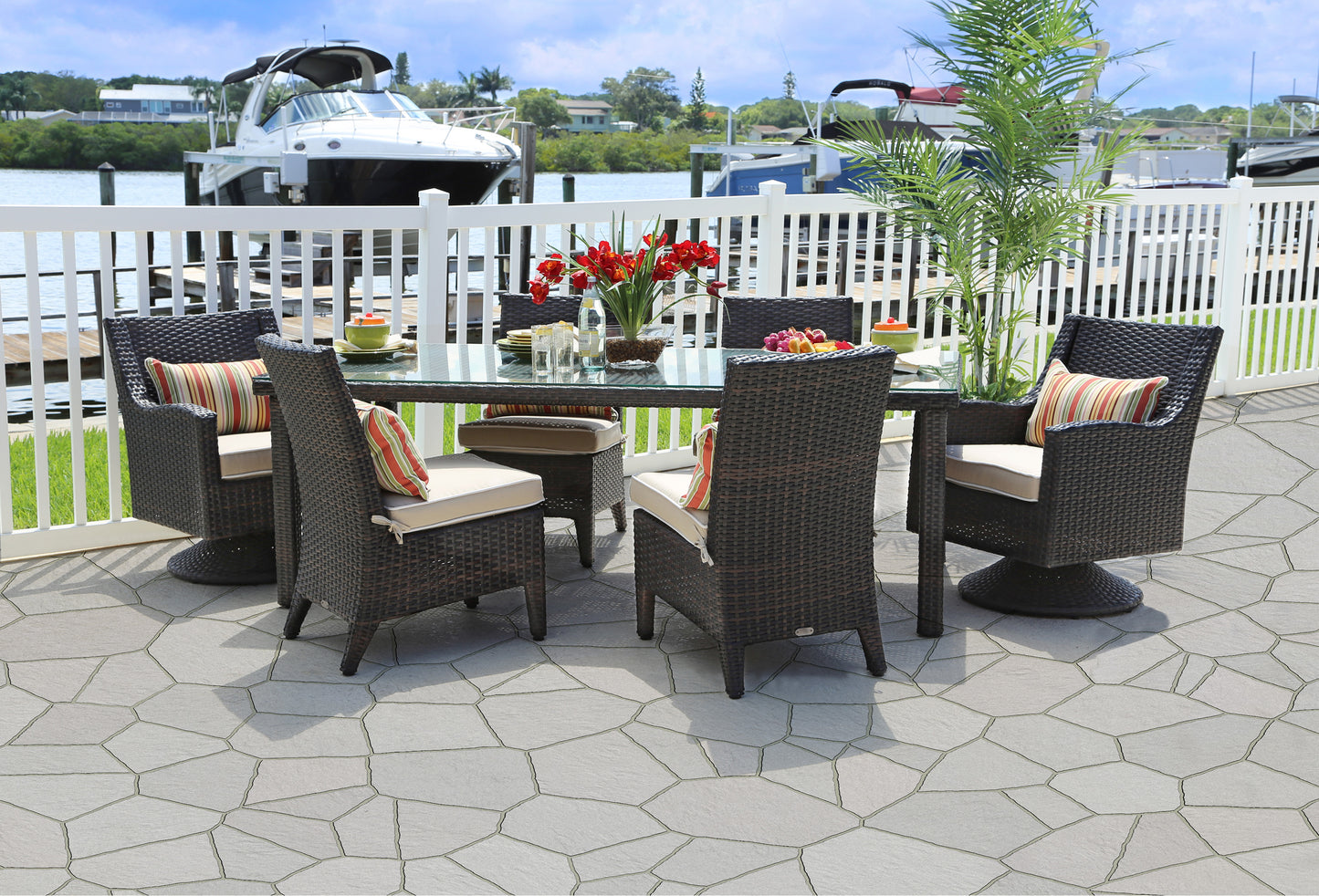 Lakewood 7 Piece Outdoor Dining Set