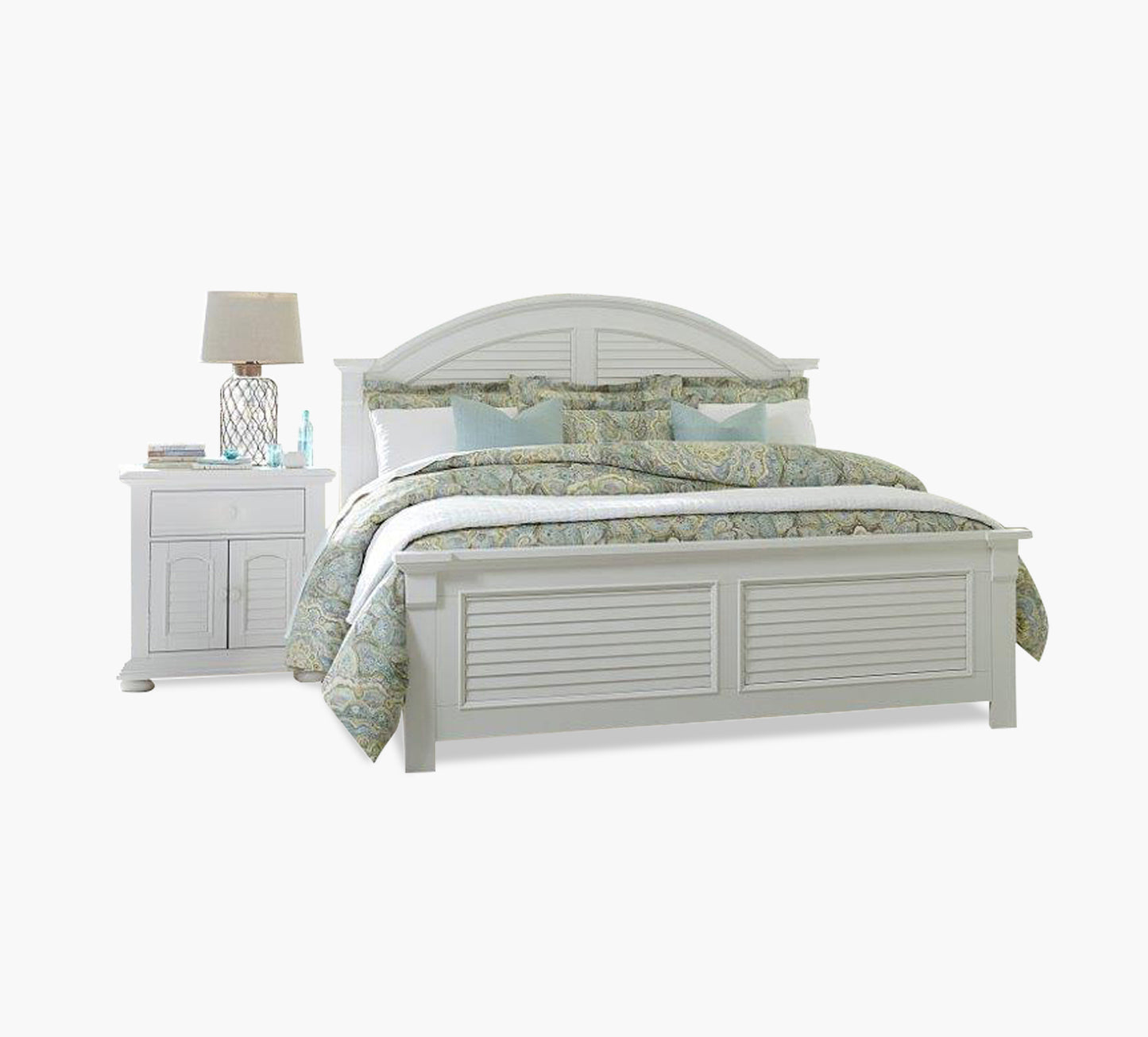 Summer House King Panel Bed