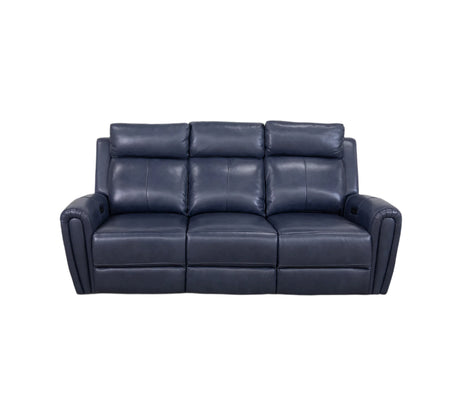 Jonathan Blue II Leather Reclining Sofa 82