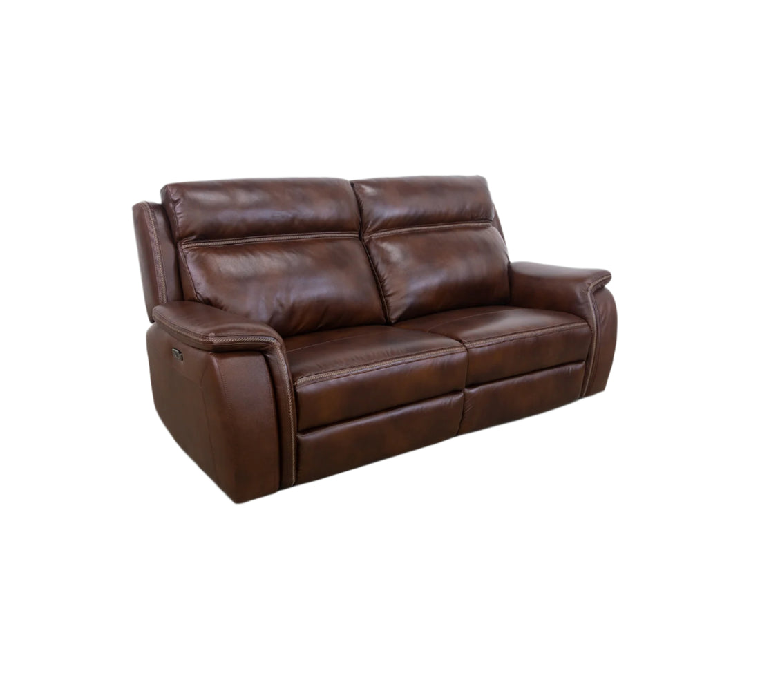 Tulare Leather Dual Power Reclining Sofa Kane's Furniture