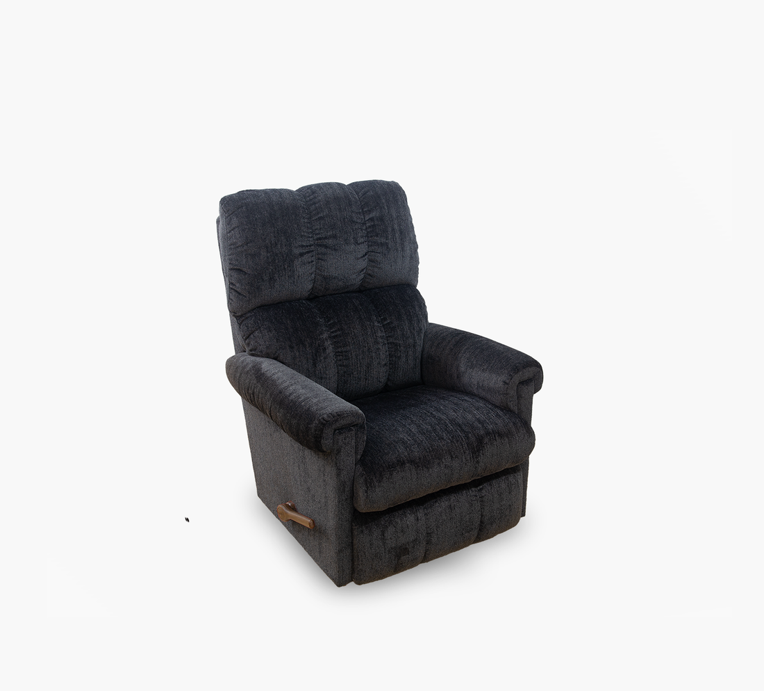 Seasons Charcoal Rocker Recliner Kane's Furniture