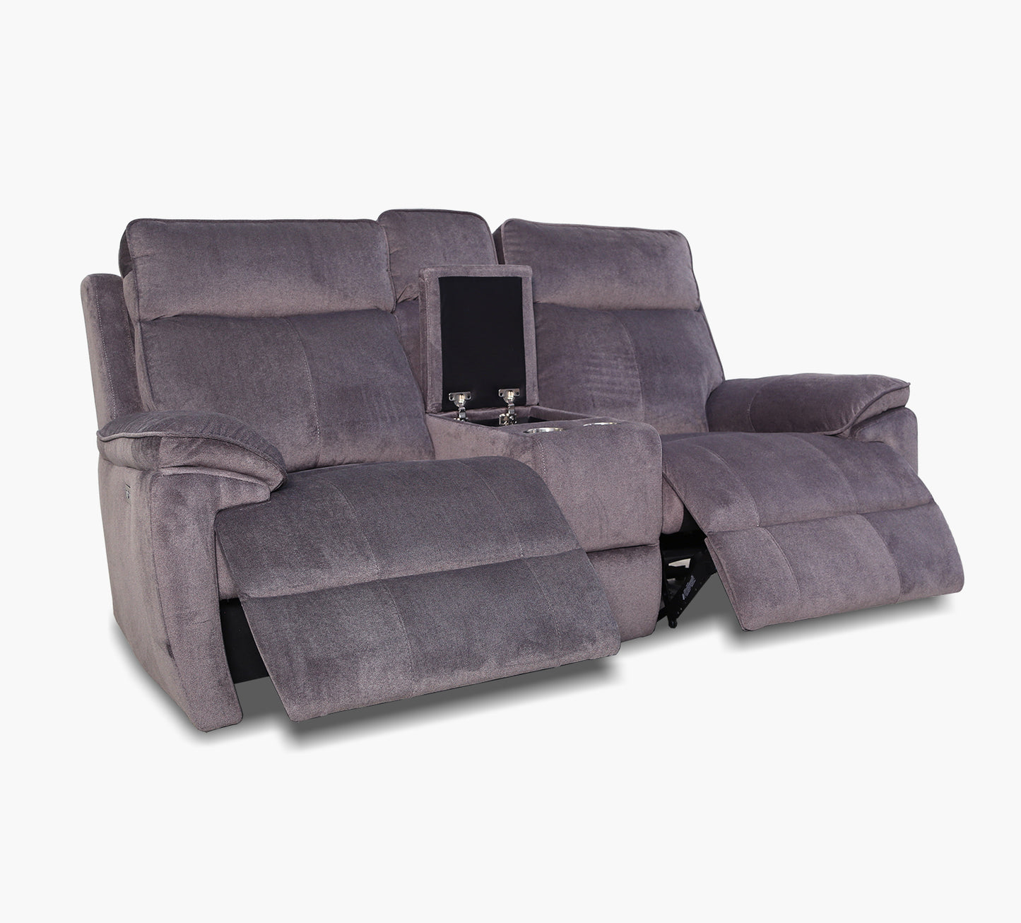 Micah Power Reclining Console Loveseat Kane's Furniture