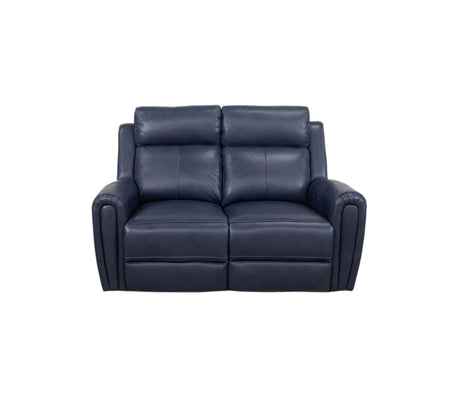 Jonathan Blue II Leather Power Reclining Loveseat with Power Headrests