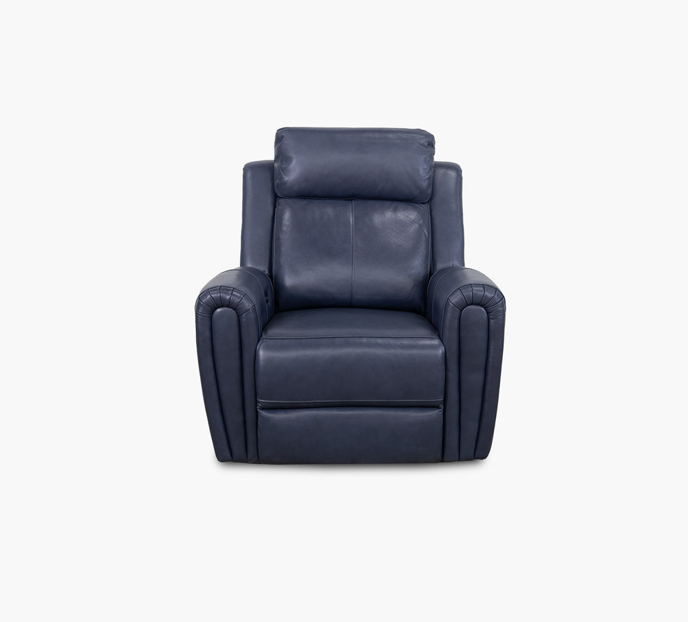 Jonathan Blue II Leather Glider Recliner
