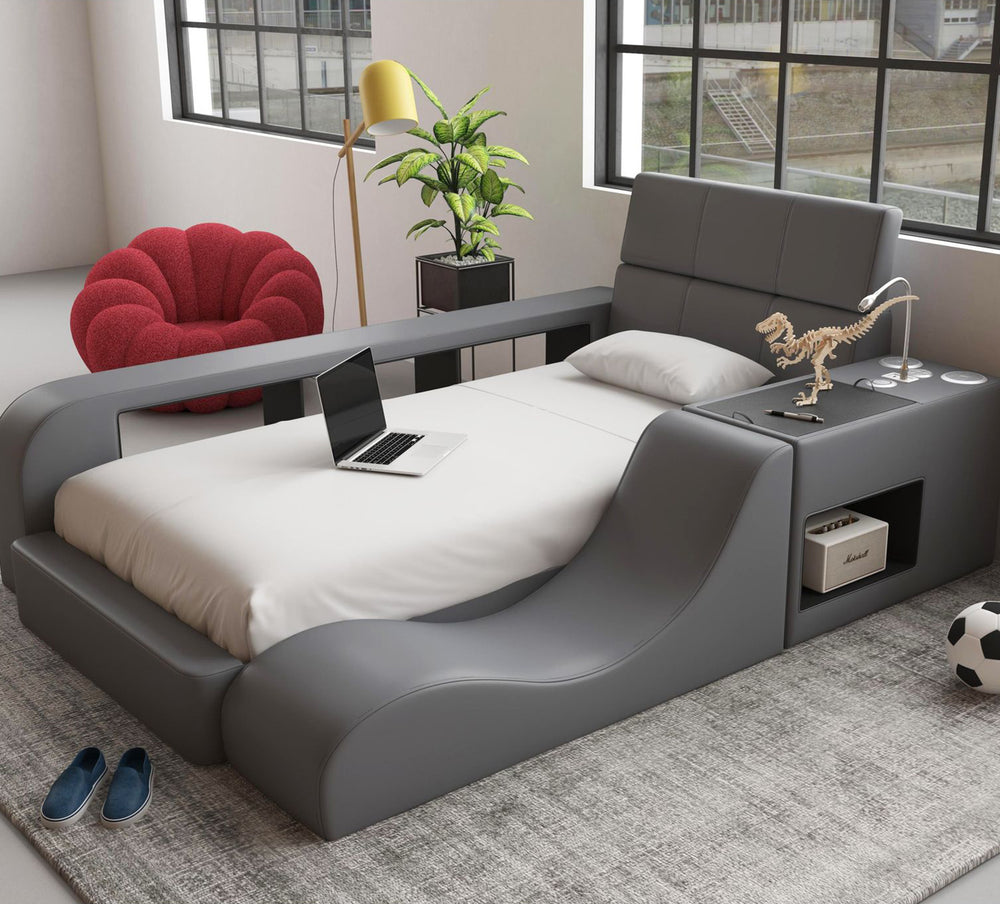 Valari Grey 6 Piece Twin Modular Bedroom