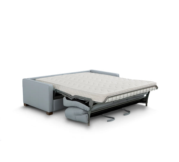 Italia Sea Leather Queen Sleeper
