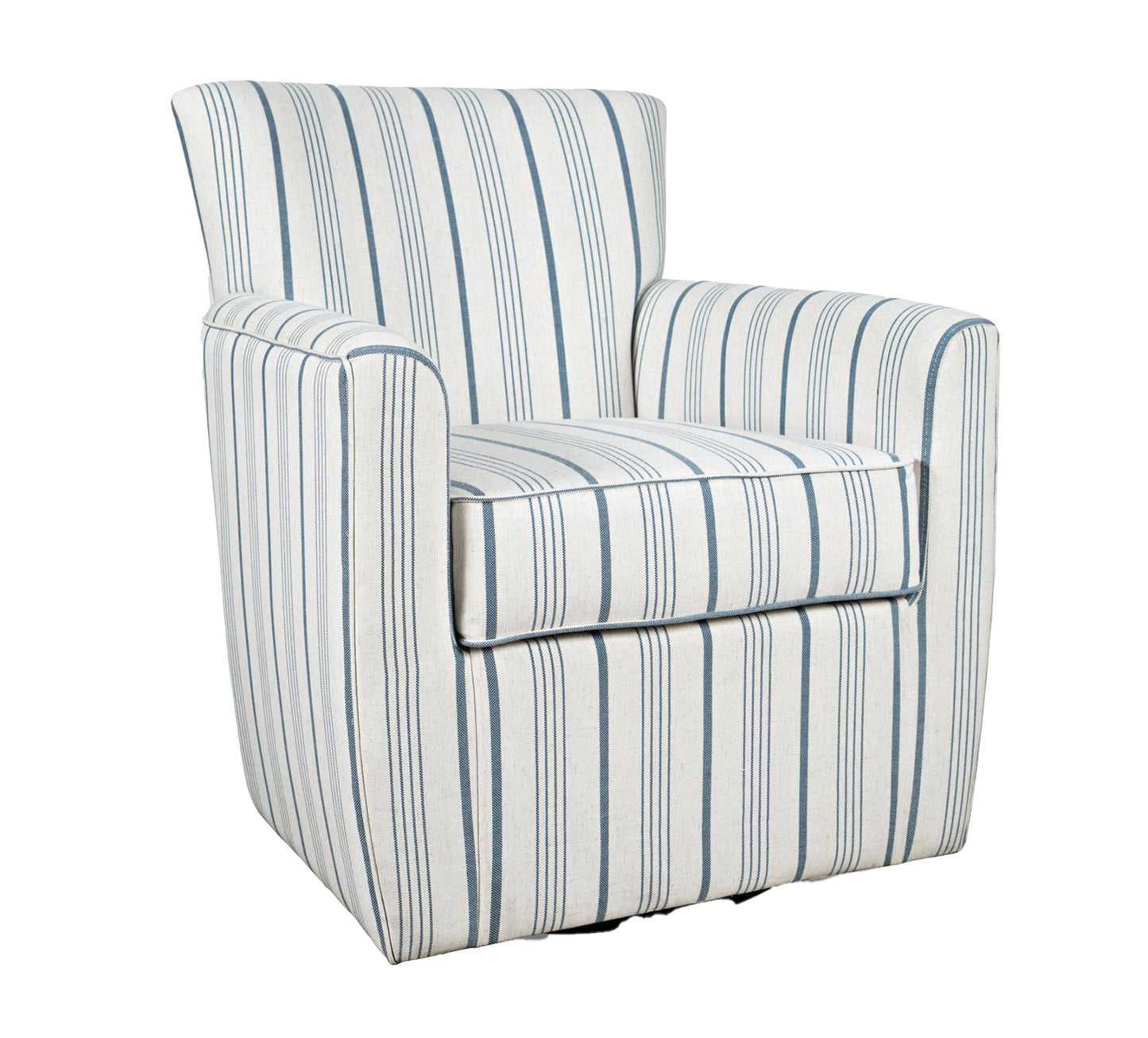 Blakely Blue Swivel Chair