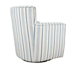 Blakely Blue Swivel Chair