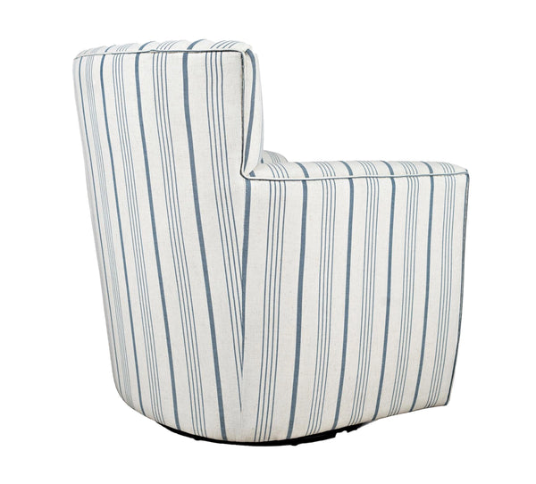Blakely Blue Swivel Chair
