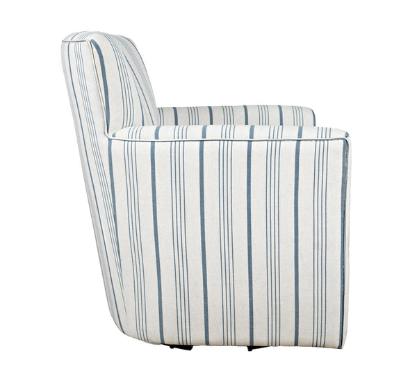 Blakely Blue Swivel Chair