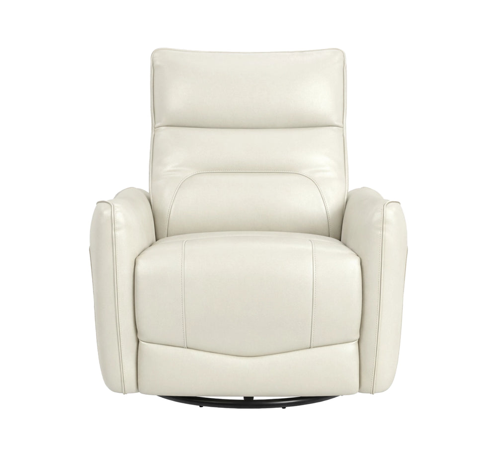 Deco Leather Power Swivel Glider Recliner