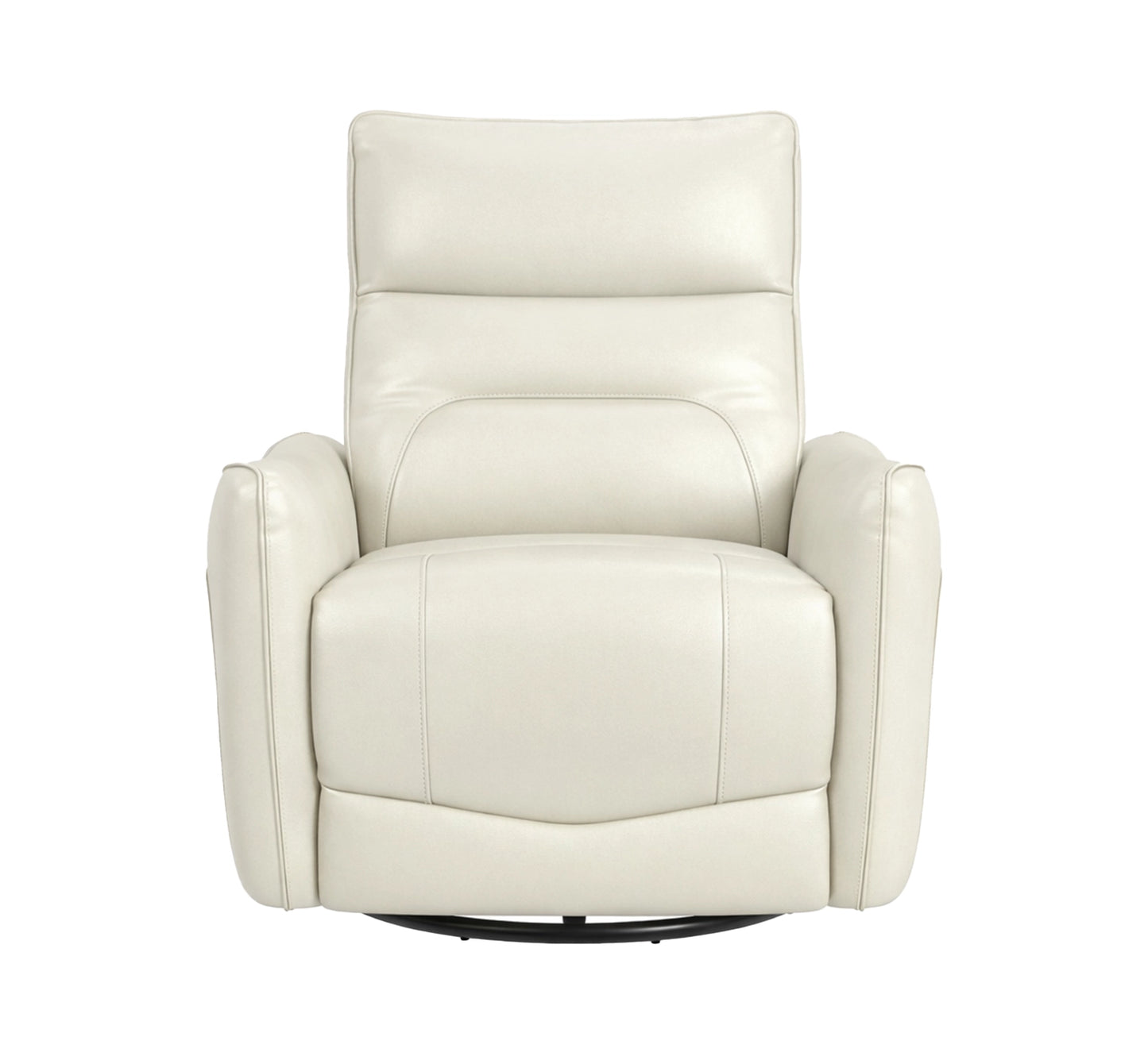 Deco Leather Power Swivel Glider Recliner