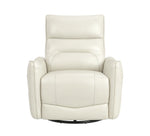 Deco Leather Power Swivel Glider Recliner