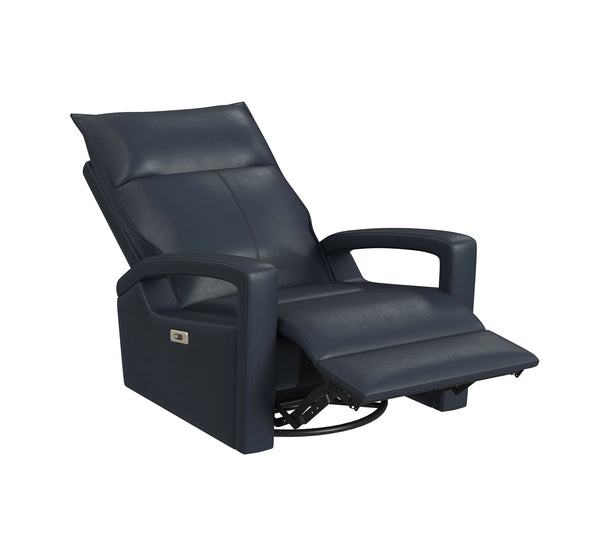 Eco Leather Power Swivel Glider Recliner