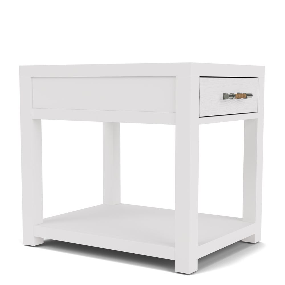 Rosalie White End Table