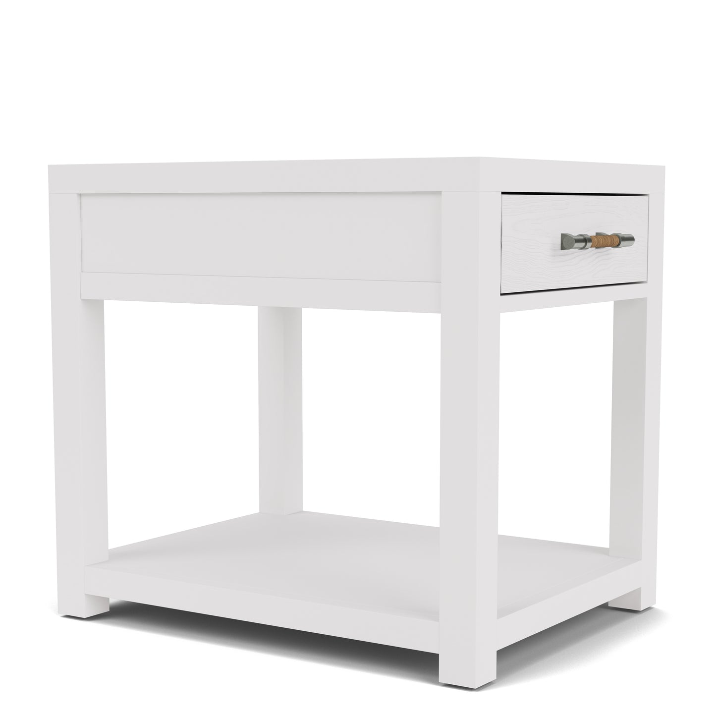 Rosalie White End Table