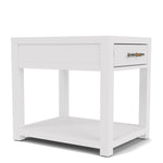 Rosalie White End Table