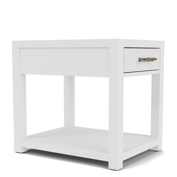 Rosalie White End Table