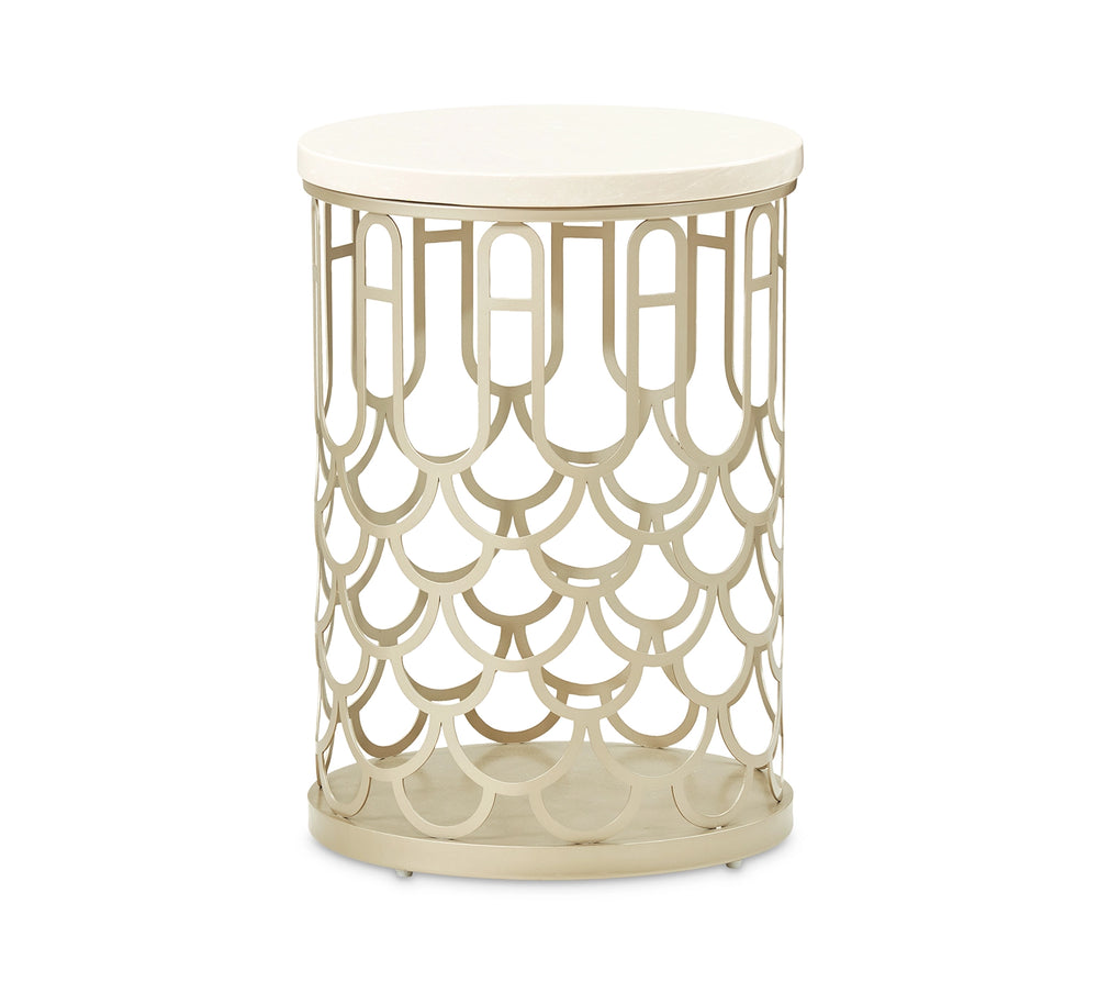 La Marisia Marble Chairside Table