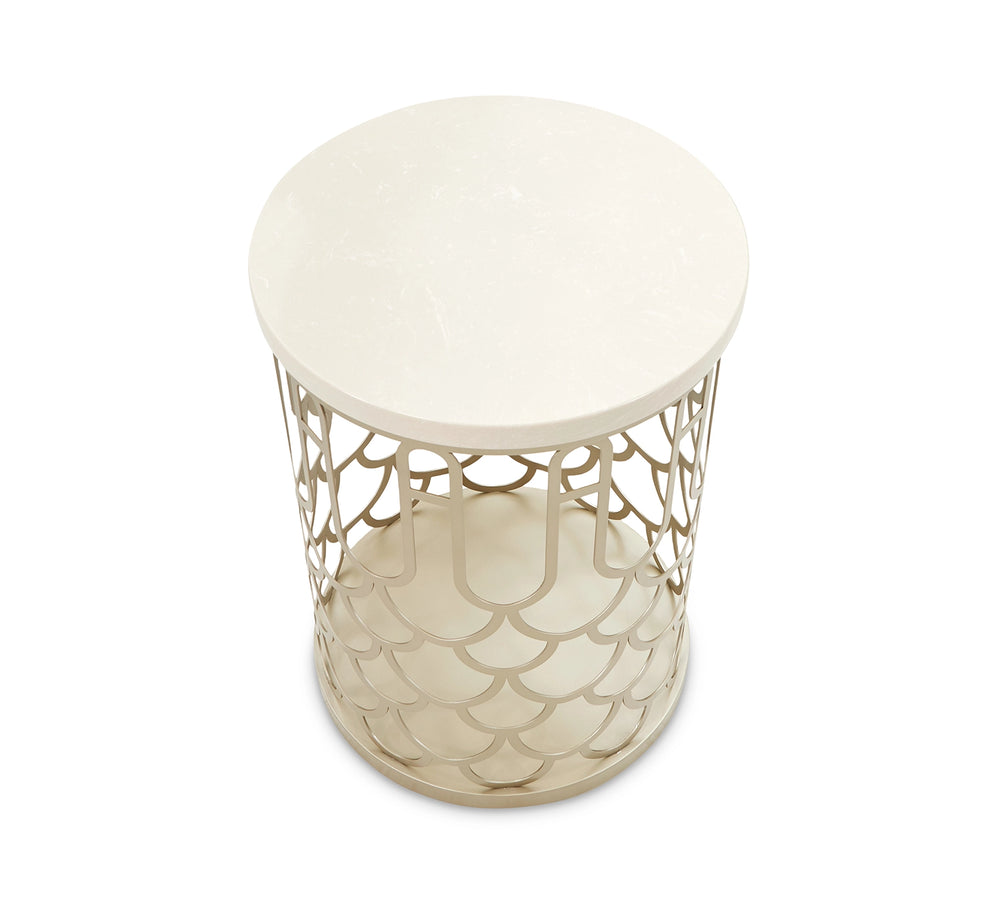 La Marisia Marble Chairside Table