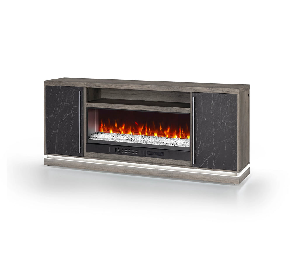 Jackson Grey 78" Fireplace"