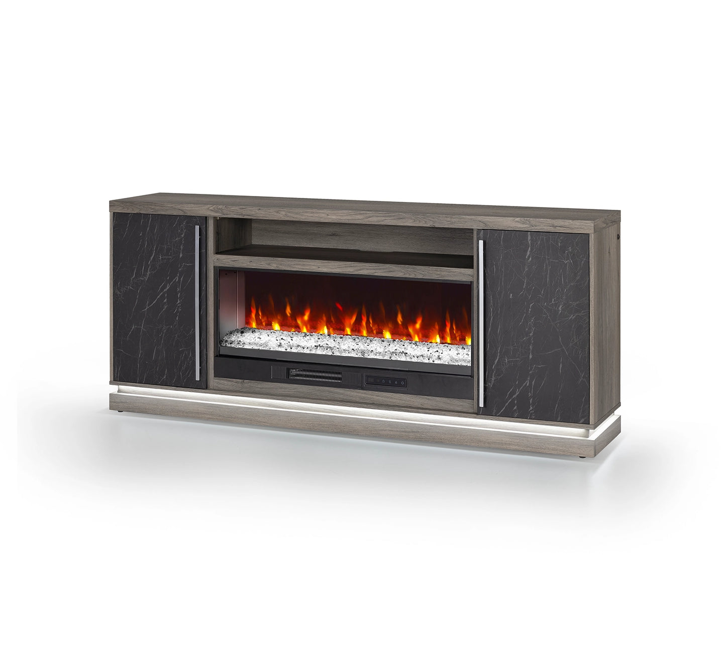 Jackson Grey 78" Fireplace"