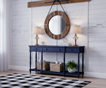 Stately Home Navy Foyer Table