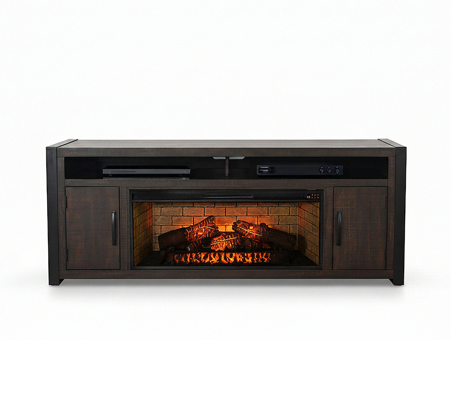 Lockhart 78" TV Console w-42" Firebox