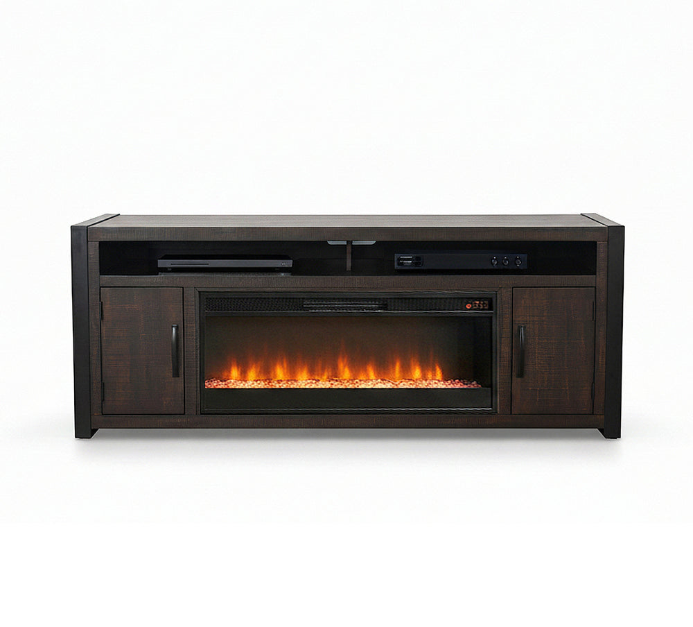 Lockhart 78" TV Console w-42" Firebox