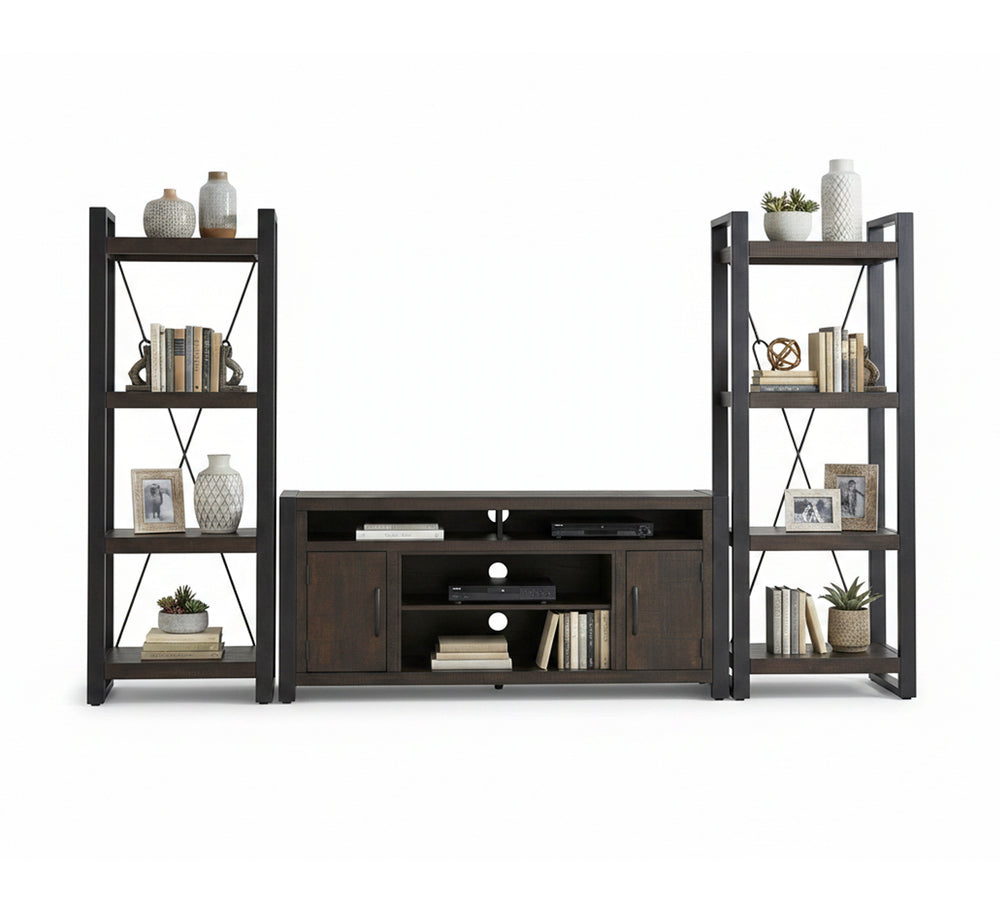 Lockhart 3 Piece Wall Unit with 78" TV Console"