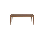 Walnut Grove Glass Top Dining Table