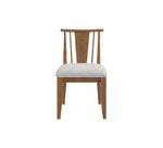 Walnut Grove Wood Back Upholstered Seat Side Chair