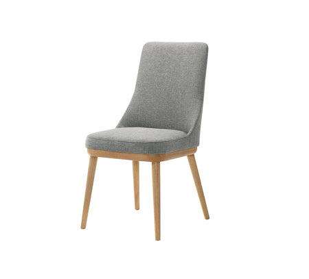 Holt Natural Upholstered Wood Leg Side Chair