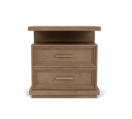 Cascade Brown 2 Drawer Nightstand