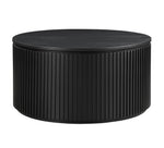 Colvin Black Wood Top Cocktail Table