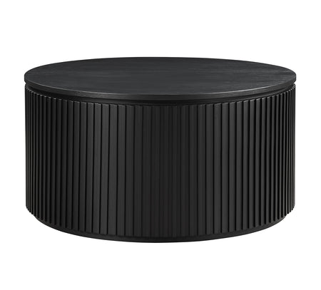 Colvin Black Wood Top Cocktail Table