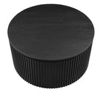 Colvin Black Wood Top Cocktail Table