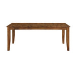 Mango Brown Rectangular Leg Table