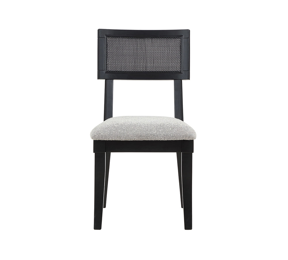 Colvin Black Cane Side Chair