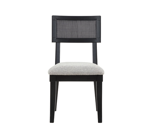 Colvin Black Cane Side Chair